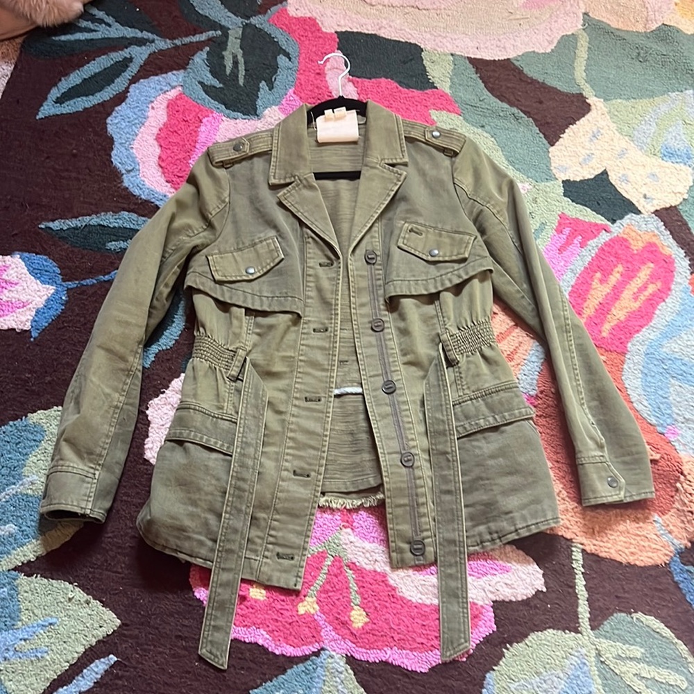 Army green jacket